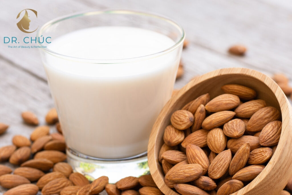 Sữa hạnh nhân – hỗ trợ điều hòa nội tiết tố nữ nhờ chất béo tốt