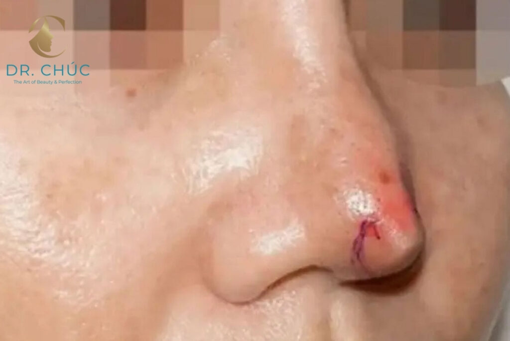 Nguyên nhân gây tụt sụn mũi sau phẫu thuật