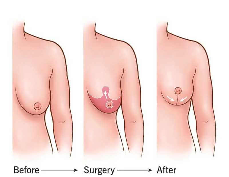 nâng ngực sa trễ