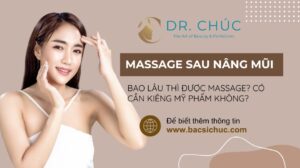 Bao lâu thì được massage mặt sau nâng mũi? Có cần kiêng mỹ phẩm không?
