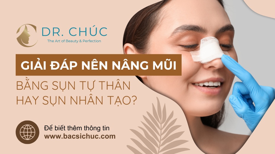 Nâng mũi bằng sụn tự thân và sụn nhân tạo: Cái nào an toàn hơn cho phụ nữ?