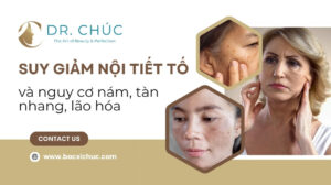 Suy giảm nội tiết tố có gây nám, tàn nhang và lão hóa sớm không?