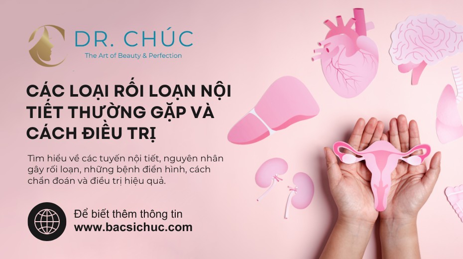 Các loại rối loạn nội tiết thường gặp và cách điều trị