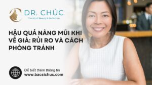 Hậu quả nâng mũi khi về già: Rủi ro và cách phòng tránh