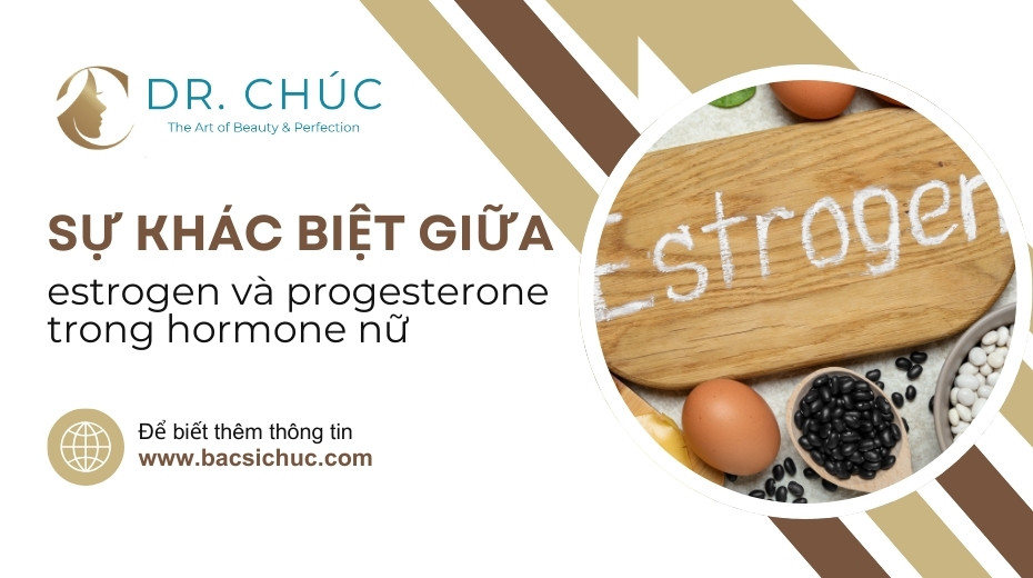 Sự khác biệt giữa estrogen và progesterone trong hormone nữ