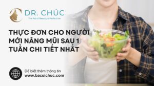 Thực đơn cho người mới nâng mũi sau 1 tuần chi tiết nhất