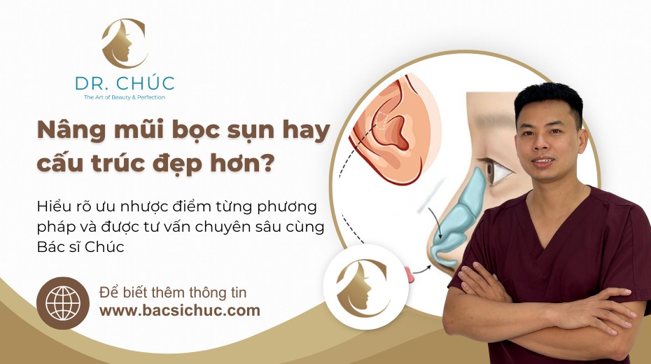 Nâng mũi bọc sụn hay cấu trúc đẹp hơn? Chuyên gia thẩm mỹ phân tích chi tiết