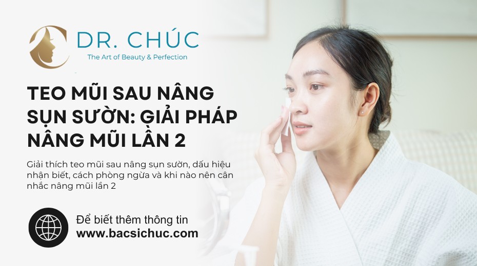 Sự thật về teo mũi sau nâng sụn sườn và giải pháp nâng mũi lần 2