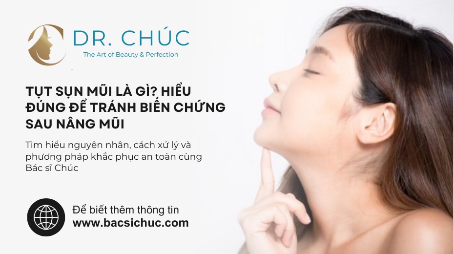 Tụt sụn mũi là gì? Hiểu đúng để tránh biến chứng sau nâng mũi