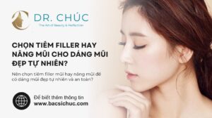 Chọn tiêm filler hay nâng mũi cho dáng mũi đẹp tự nhiên?