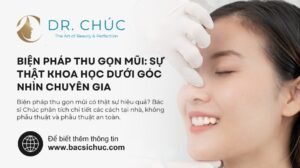 Biện pháp thu gọn mũi: Sự thật khoa học dưới góc nhìn chuyên gia