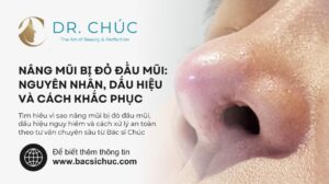 Nâng mũi bị đỏ đầu mũi – hiểu đúng và xử lý an toàn
