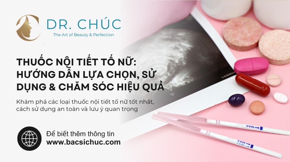 Thuốc nội tiết tố nữ: Hướng dẫn lựa chọn, sử dụng và chăm sóc hiệu quả