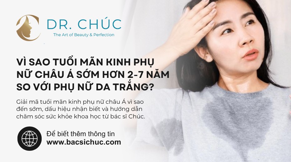 Vì sao tuổi mãn kinh phụ nữ châu Á có thể sớm hơn 2-7 năm so với phụ nữ da trắng?