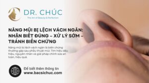 NÂNG MŨI BỊ LỆCH VÁCH NGĂN: NHẬN BIẾT ĐÚNG – XỬ LÝ SỚM – TRÁNH BIẾN CHỨNG