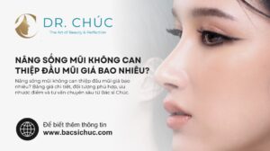 Nâng sống mũi không can thiệp đầu mũi giá bao nhiêu?