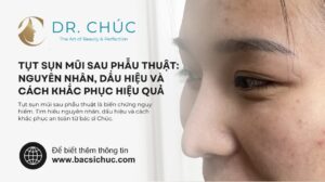 Tụt sụn mũi sau phẫu thuật: Nguyên nhân, dấu hiệu và cách khắc phục hiệu quả